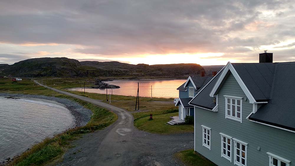 Vistas desde nuestra casa en Veines, Kongsfjord